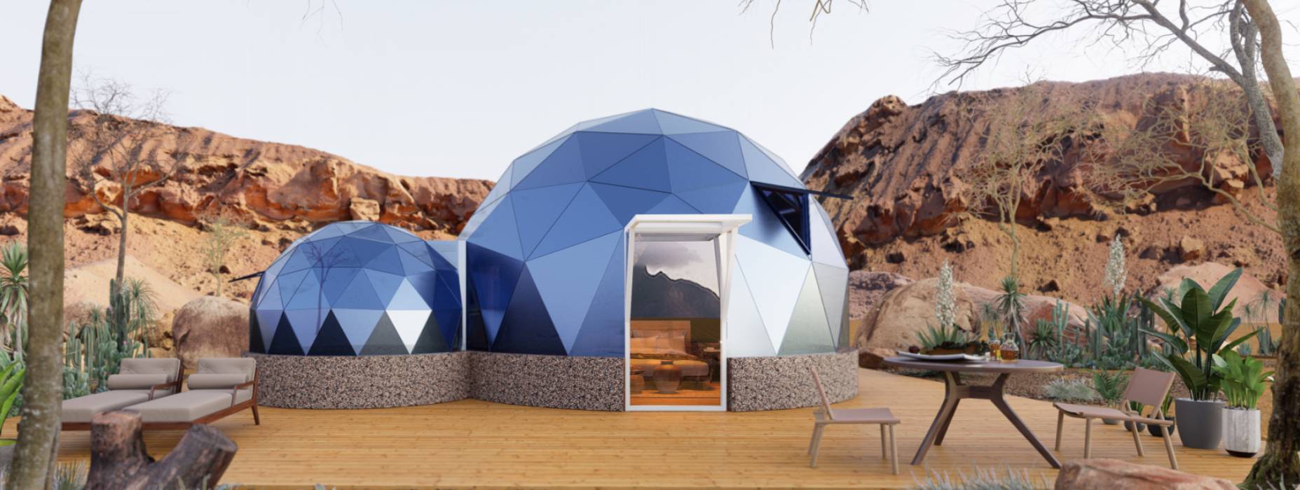 旌阳区球形智能光伏玻璃星空房